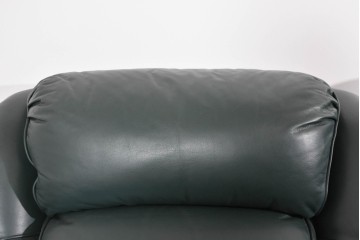 中古　展示品　超美品　ホワイトハウス御用達　アメリカ高級家具　ハンコックアンドムーア(Hancock&Moore)　クラシカルな1人掛けレザーソファ3脚セット　セット定価約270万円相当　(R-085366)