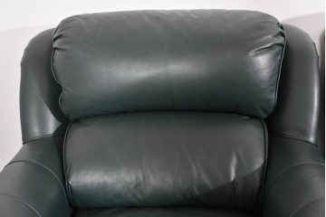 中古　展示品　超美品　ホワイトハウス御用達　アメリカ高級家具　ハンコックアンドムーア(Hancock&Moore)　クラシカルな1人掛けレザーソファ3脚セット　セット定価約270万円相当　(R-085366)