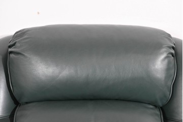 中古　展示品　超美品　ホワイトハウス御用達　アメリカ高級家具　ハンコック&ムーア(Hancock & Moore)　上質レザーの1人掛けソファ2脚　定価(2脚合計)約180万円　(R-085367)