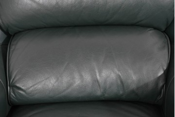 中古　展示品　超美品　ホワイトハウス御用達　アメリカ高級家具　ハンコック&ムーア(Hancock & Moore)　上質レザーの1人掛けソファ2脚　定価(2脚合計)約180万円　(R-085367)