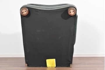 中古　展示品　超美品　ホワイトハウス御用達　アメリカ高級家具　ハンコック&ムーア(Hancock & Moore)　上質レザーの1人掛けソファ2脚　定価(2脚合計)約180万円　(R-085367)