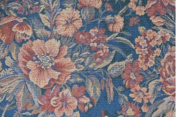 中古　美品　三越家具(現カントリーハウス)　Brugge(ブルージュ)　クラシカルな花柄張地が目を引く2人掛けソファ　定価約35万円　(R-085370)