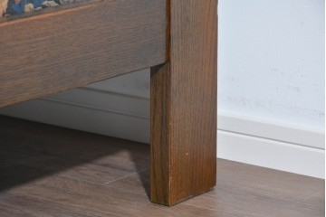 中古　美品　三越家具(現カントリーハウス)　Brugge(ブルージュ)　クラシカルな花柄張地が目を引く2人掛けソファ　定価約35万円　(R-085370)