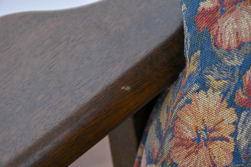 中古　美品　三越家具(現カントリーハウス)　Brugge(ブルージュ)　クラシカルな花柄張地が目を引く2人掛けソファ　定価約35万円　(R-085370)