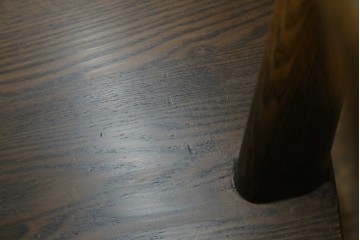 中古　美品　希少なナガノインテリア　タモ材　すっきりとしたスポーク背のウィンザーベンチ　(R-085371)