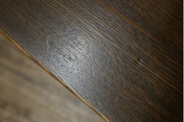 中古　美品　希少なナガノインテリア　タモ材　すっきりとしたスポーク背のウィンザーベンチ　(R-085371)