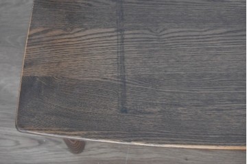 中古　美品　希少なナガノインテリア　タモ材　すっきりとしたスポーク背のウィンザーベンチ　(R-085371)