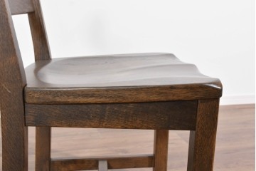 中古　美品　KASHIWA(柏木工)　WILDERNESS(ウェルダネス)シリーズ　ナラ材の温かみあふれるダイニングチェア　(R-085374)