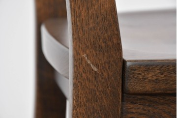 中古　美品　KASHIWA(柏木工)　WILDERNESS(ウェルダネス)シリーズ　ナラ材の温かみあふれるダイニングチェア　(R-085374)