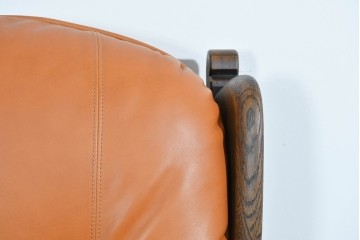 中古　超美品　使用感ほぼなし　飛騨産業　キツツキ　PROVINCIAL(プロヴィンシャル)シリーズ　1人掛けレザーソファ2脚　セット定価約100万円相当　(R-085375)