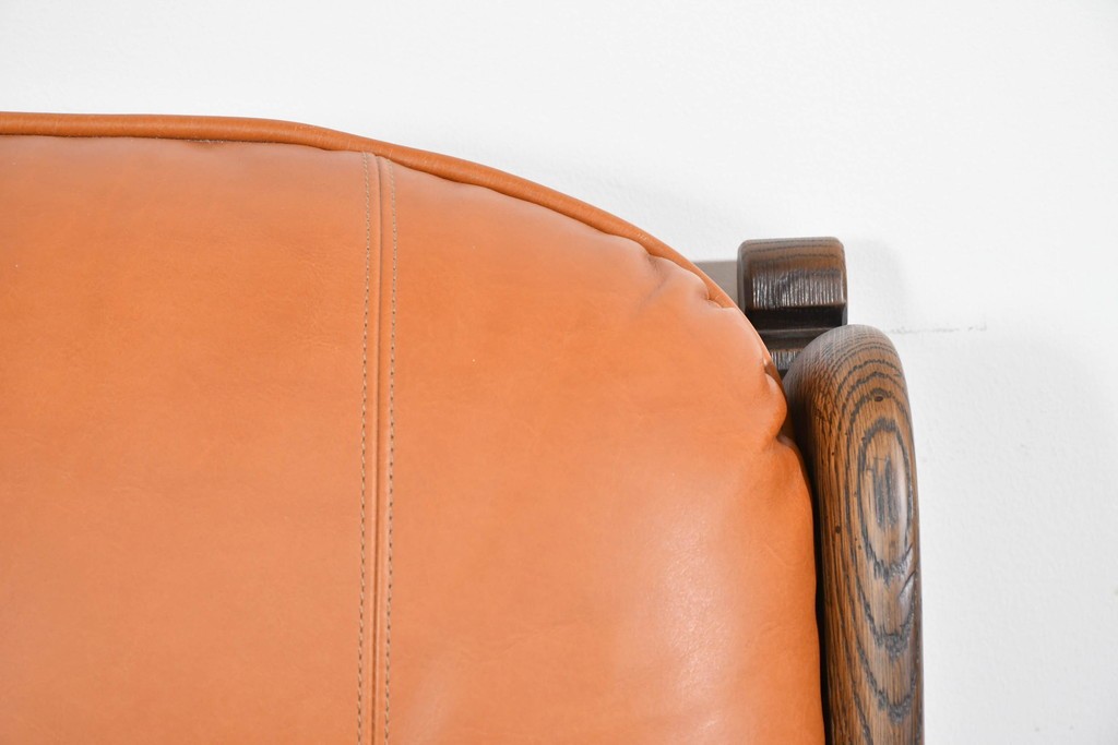 中古　超美品　使用感ほぼなし　飛騨産業　キツツキ　PROVINCIAL(プロヴィンシャル)シリーズ　3人掛けレザーソファ 　定価約90万円相当　(R-085376)