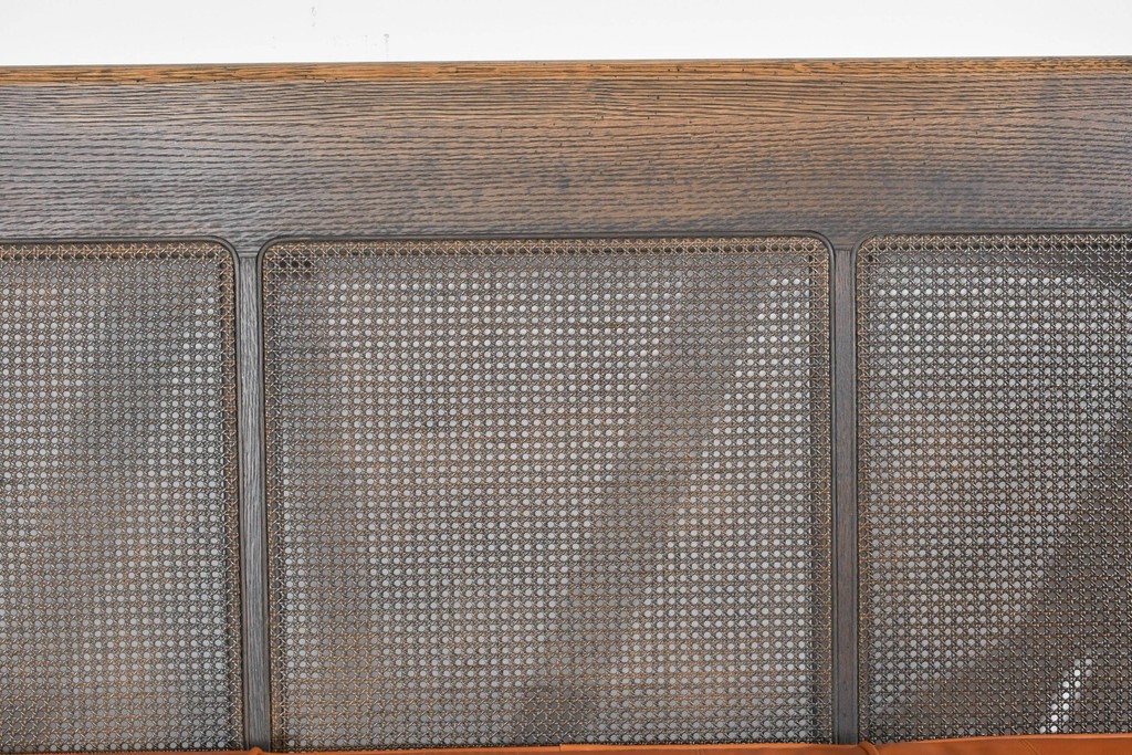 中古　超美品　使用感ほぼなし　飛騨産業　キツツキ　PROVINCIAL(プロヴィンシャル)シリーズ　3人掛けレザーソファ 　定価約90万円相当　(R-085376)