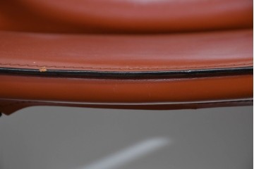 中古　Cassina(カッシーナ)　412 CAB(キャブ)　MARIO BELLINI(マリオ・ベリーニ)　端正なフォルムが魅力のアームレスチェア5脚　現行定価約150万円相当　(R-085377)