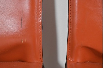 中古　Cassina(カッシーナ)　412 CAB(キャブ)　MARIO BELLINI(マリオ・ベリーニ)　端正なフォルムが魅力のアームレスチェア5脚　現行定価約150万円相当　(R-085377)