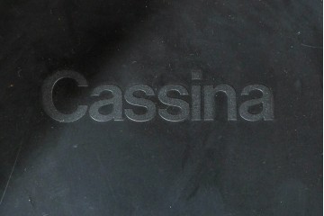 中古　Cassina(カッシーナ)　412 CAB(キャブ)　MARIO BELLINI(マリオ・ベリーニ)　端正なフォルムが魅力のアームレスチェア5脚　現行定価約150万円相当　(R-085377)
