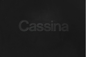 中古　Cassina(カッシーナ)　412 CAB(キャブ)　MARIO BELLINI(マリオ・ベリーニ)　端正なフォルムが魅力のアームレスチェア2脚　セット現行定価約60万円　(R-085377)