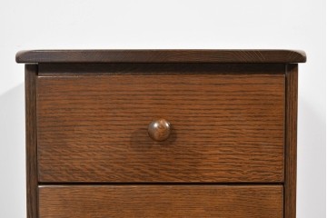 中古　美品　希少な廃番品　柏木工(KASHIWA)　WILDERNESS(ウィルダネス)　ナラ材　上質な造りが魅力のデスク&ワゴンセット　定価約35万円相当　(R-085382)