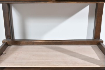 中古　美品　希少な廃番品　柏木工(KASHIWA)　WILDERNESS(ウィルダネス)　ナラ材　上質な造りが魅力のデスク&ワゴンセット　定価約35万円相当　(R-085382)