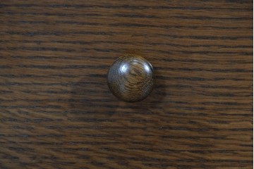 中古　美品　希少な廃番品　柏木工(KASHIWA)　WILDERNESS(ウィルダネス)　ナラ材　上質な造りが魅力のデスク&ワゴンセット　定価約35万円相当　(R-085382)