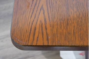 中古　美品　三越家具　カントリーハウス　Brugge(ブルージュ)　編み込みの脚部デザインが涼しげなバタフライテーブル　(R-085383)