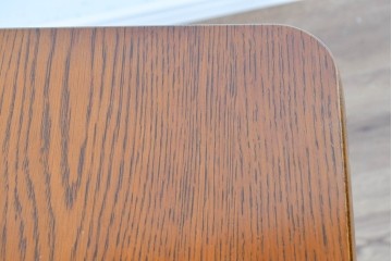 中古　美品　三越家具　カントリーハウス　Brugge(ブルージュ)　編み込みの脚部デザインが涼しげなバタフライテーブル　(R-085383)