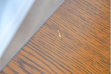 中古　美品　三越家具　カントリーハウス　Brugge(ブルージュ)　編み込みの脚部デザインが涼しげなバタフライテーブル　(R-085383)