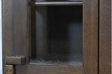 中古　超美品　KASHIWA(柏木工)　WILDERNESS(ウィルダネス)　堅牢な造りと重厚な意匠が魅力のキャビネット　(R-085384)