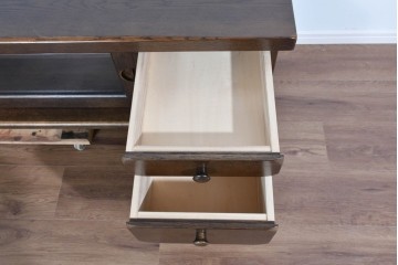 中古　美品!!　希少な廃番品!!　KASHIWA(柏木工)　WILDERNESS(ウィルダネス)　重厚な造りが魅力のテレビボード　定価約33万円　(R-085385)