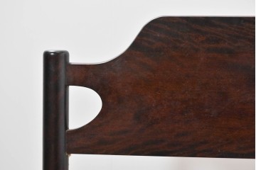 中古　美品　松本民芸家具　637型ベッドS　シンプルで飽きのこないデザインが魅力のシングルベッドフレーム　(R-085389)