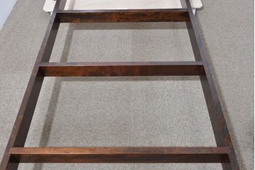 中古　美品　松本民芸家具　637型ベッドS　シンプルで飽きのこないデザインが魅力のシングルベッドフレーム　(R-085389)