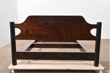 中古　美品　松本民芸家具　637型ベッドS　シンプルで飽きのこないデザインが魅力のシングルベッドフレーム　(R-085389)
