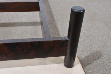 中古　美品　松本民芸家具　637型ベッドS　シンプルで飽きのこないデザインが魅力のシングルベッドフレーム　(R-085389)