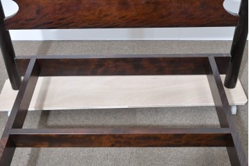 中古　美品　松本民芸家具　637型ベッドS　シンプルで飽きのこないデザインが魅力のシングルベッドフレーム　(R-085389)