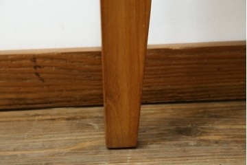 中古　美品　希少な廃番品　チーク無垢材　SCANTEAK(スキャンティーク)　天然木の温もりを感じられるダブルサイズのベッドフレーム　(R-085391)