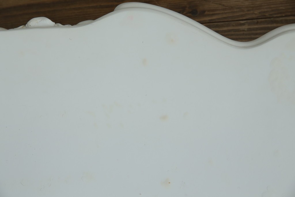 中古　イタリア高級家具　SILIK(シリック)　ロココ調装飾が華やかなキングサイズのベッドフレーム　定価約125万円相当　(R-085394)