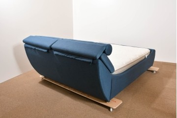 中古　DeRUCCI(デルッチ/慕思)のベッドフレームとREGALIA(レガリア)のマットレスのセット(クイーンサイズ)　セット定価約43万円相当　(R-085397)