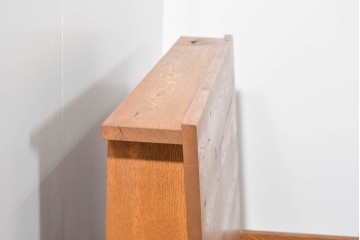 中古　TRUCK FURNITURE(トラックファニチャー)　ナラ材　レンジベッド　素朴な木味が魅力のシングルサイズベッドフレーム　定価約33万円　(R-085399)