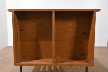 中古　TRUCK FURNITURE(トラックファニチャー)　ナラ材　レンジベッド　素朴な木味が魅力のシングルサイズベッドフレーム　定価約33万円　(R-085399)