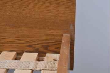 中古　TRUCK FURNITURE(トラックファニチャー)　ナラ材　レンジベッド　素朴な木味が魅力のシングルサイズベッドフレーム　定価約33万円　(R-085399)