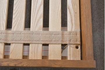 中古　TRUCK FURNITURE(トラックファニチャー)　ナラ材　レンジベッド　素朴な木味が魅力のシングルサイズベッドフレーム　定価約33万円　(R-085399)