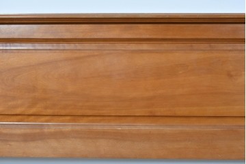 中古　横浜クラシック家具 ダニエル(Daniel)　面取り装飾の柔らかな曲線が魅力のヘッドボード　(R-085404)