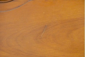 中古　横浜クラシック家具 ダニエル(Daniel)　面取り装飾の柔らかな曲線が魅力のヘッドボード　(R-085404)