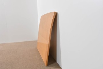 中古　美品　希少なバーズアイ(鳥眼杢)に美しい鏡面仕上げが施されたヘッドボード　(R-085405)