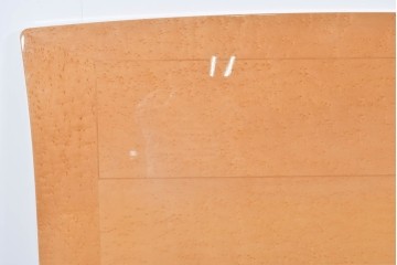 中古　美品　希少なバーズアイ(鳥眼杢)に美しい鏡面仕上げが施されたヘッドボード　(R-085405)
