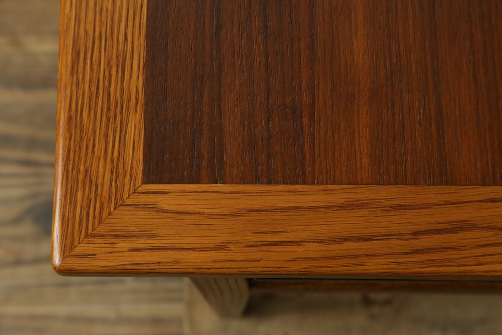 中古　美品　ACME Furniture(アクメ ファニチャー)　JETTY(ジェッティ)　見せる収納が楽しめるガラス天板のコーヒーテーブル　定価約12万円　(R-085408)