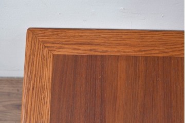 中古　美品　ACME Furniture(アクメ ファニチャー)　JETTY(ジェッティ)　見せる収納が楽しめるガラス天板のコーヒーテーブル　定価約12万円相当　(R-085408)