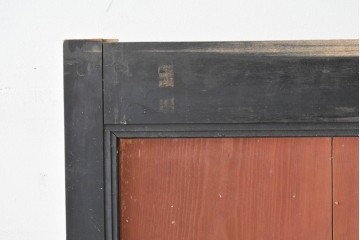 アンティーク建具　鉄鋲と縁取りがアクセントの重厚な蔵戸1枚　(R-085410)