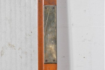 ヴィンテージ建具　リブ入りの大きなガラスが魅力の扉1枚　(R-085411)