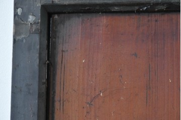 アンティーク建具　古民家スタイルや和モダンインテリアに映える障子帯戸1枚　(R-085416)