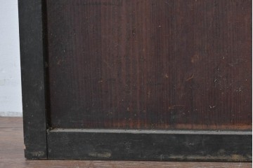 アンティーク建具　古民家スタイルや和モダンインテリアに映える障子帯戸1枚　(R-085416)